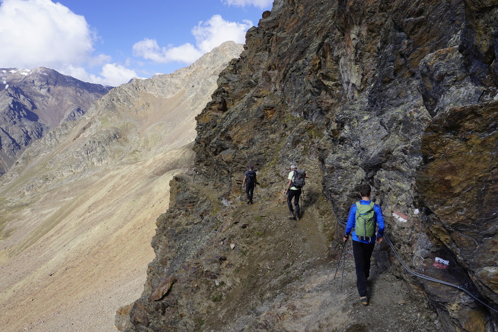 Weg Oberettes Hütte