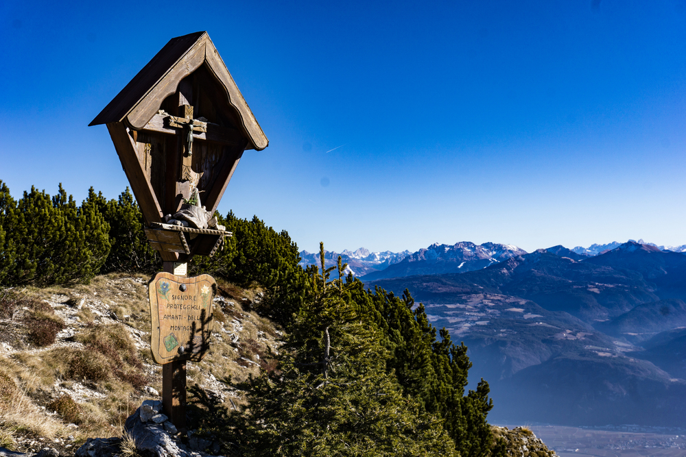 Wegbild Roen Klettersteig