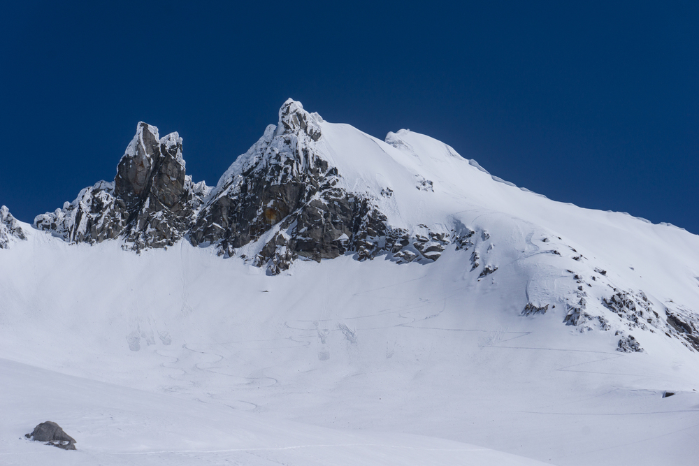 Keilbachspitze - Aufstiegs- und Abfahrtsspuren